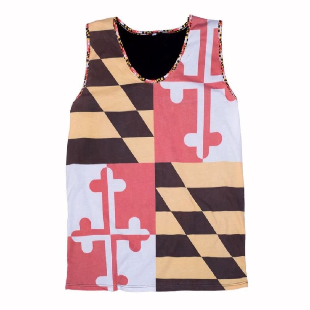 Maryland Faded Flag Tank Top - NEW Fast Ship